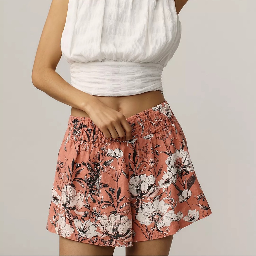 Anthropologie Somerset Shorts Tropical Print NWOT